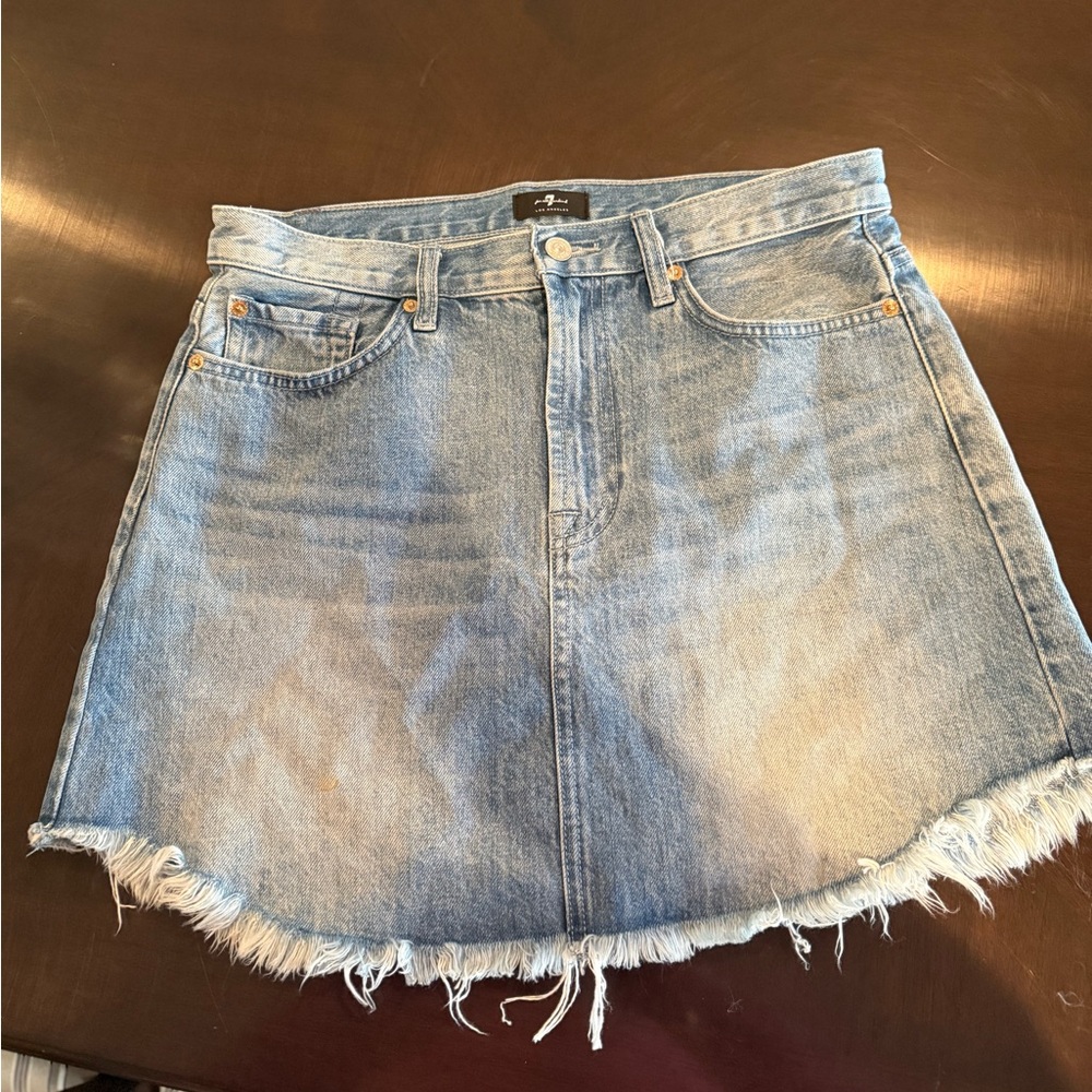 7 For all Mankind Jean skirt. Size 30